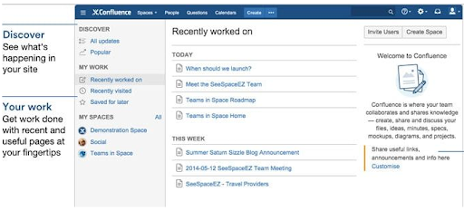 Getting familiar with confluence